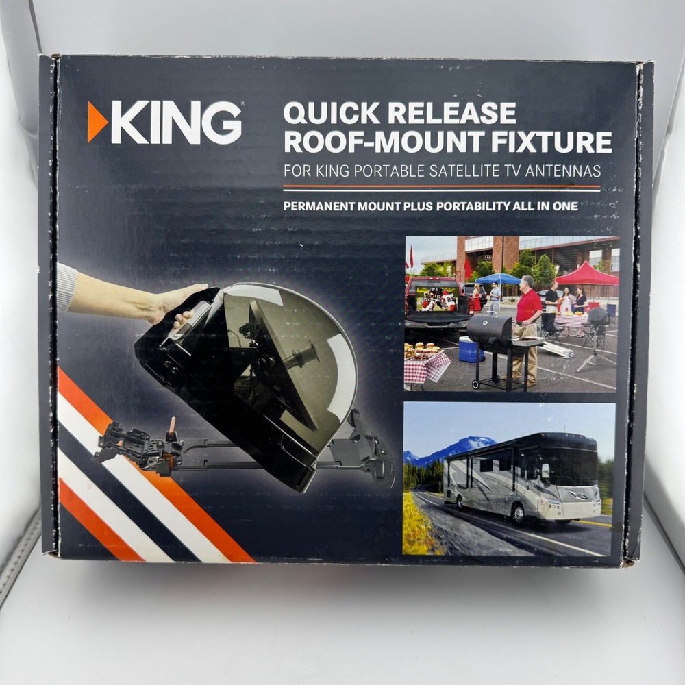 KING Quick Release Roof-Mount Fixture New/Open Box MB700 RV Satellite Mount